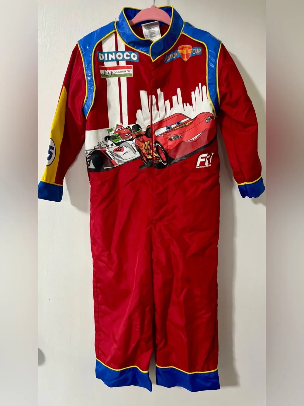 Disney Cars Kids Formula Racing Costume